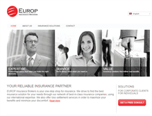 Tablet Screenshot of europbrokers.com